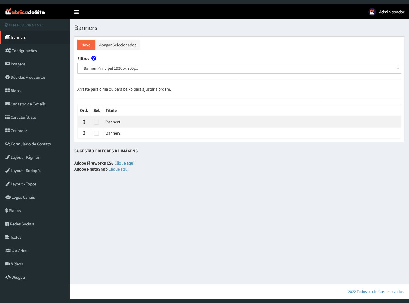 Site para IPTV em PHP com Painel Administrador - Imagem 2