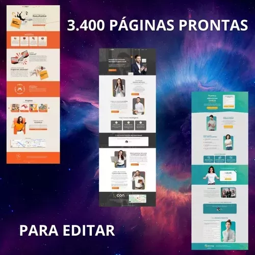 Pack 3.400 Páginas De Vendas Editáveis + Elementor Pro - Imagem 5