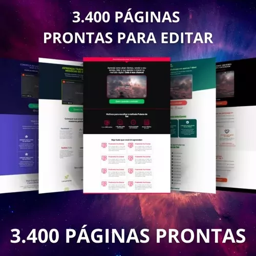 Pack 3.400 Páginas De Vendas Editáveis + Elementor Pro - Imagem 2